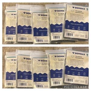 Women’s Bombas black panty 10 pk size XL/XXL